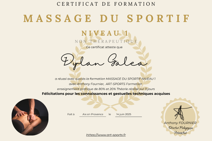 Certificat de formation en massage sportif, Prépa-Sports Aix-en-Provence
